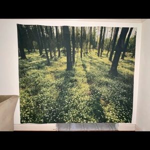 REALISTIC FOREST NATURE TAPESTRY